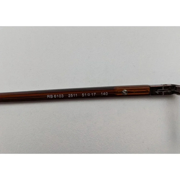 🕶️Ray-Ban RB6103 Eyeglasses 51/17 140 /KAK510🕶️ - Picture 5 of 9